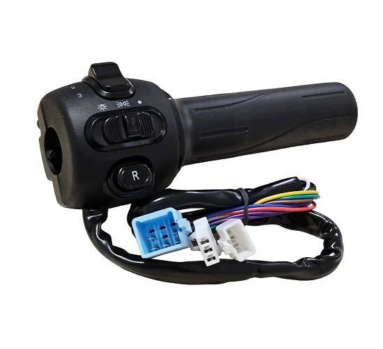 Acceleratie + comenzi lumini scuter electric