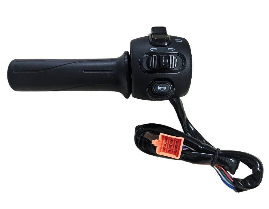 Acceleratie + comenzi lumini scuter electric