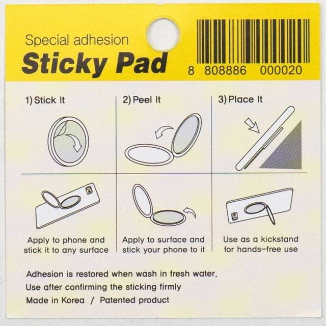 Accesoriu Sticky Pad Blue pentru dispozitive mobile