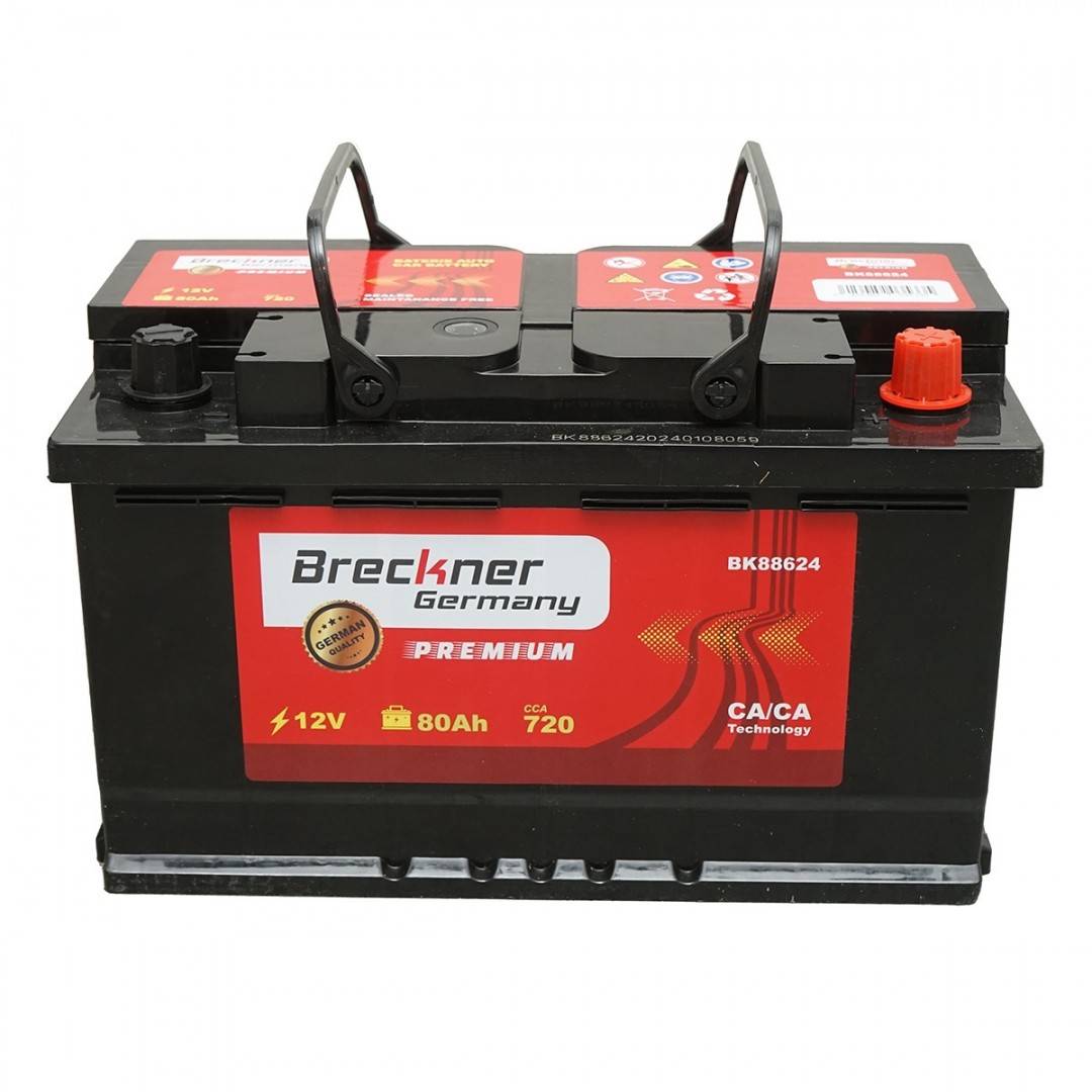 Acumulator, baterie auto 80Ah, 720A, 12V BRECKNER PREMIUM