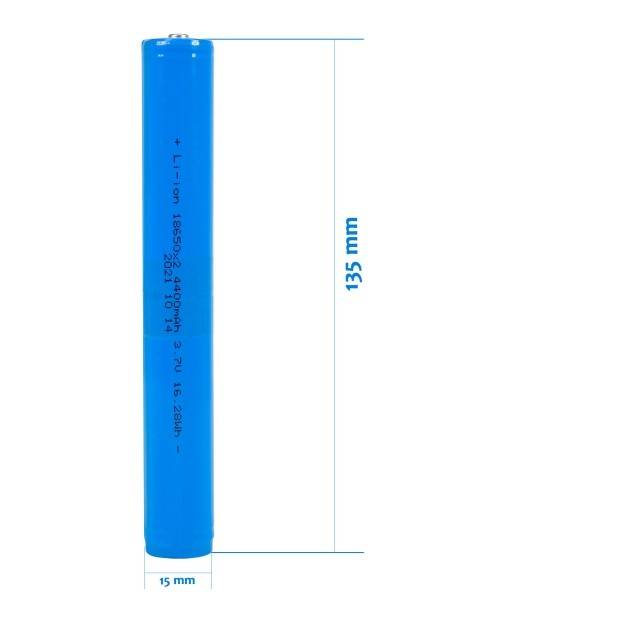 Acumulator bloc 18650 PNI 450 3.7V pentru lanterne PNI Adventure F450
