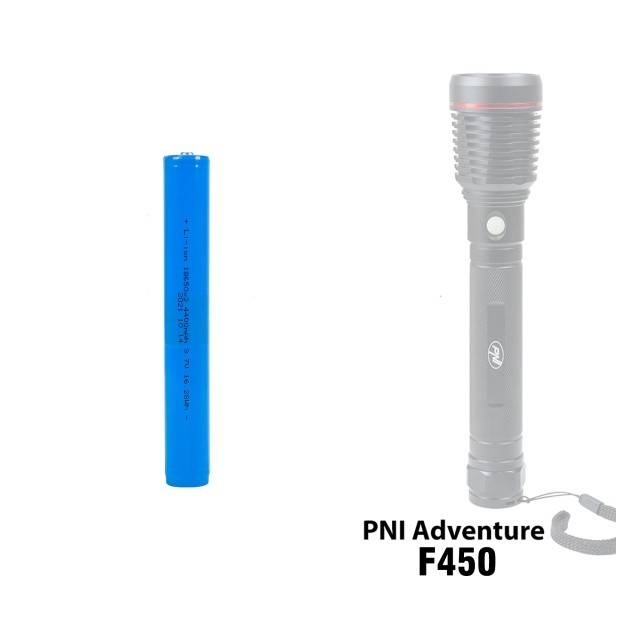 Acumulator bloc 18650 PNI 450 3.7V pentru lanterne PNI Adventure F450