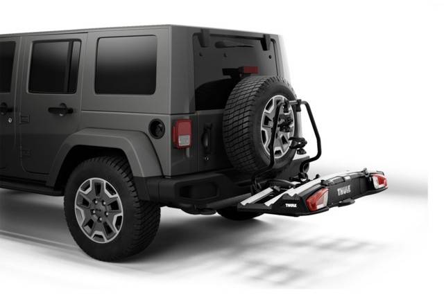 Adaptor 9394 pentru montarea Thule VeloSpace XT 3 pe autoturismele cu roata de rezerva exterioara.