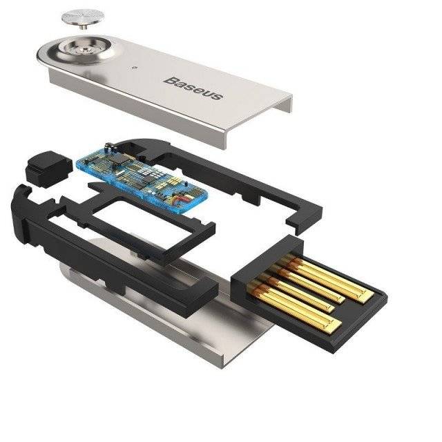 Adaptor audio Bluetooth 5.0 BASEUS USB, AUX negru