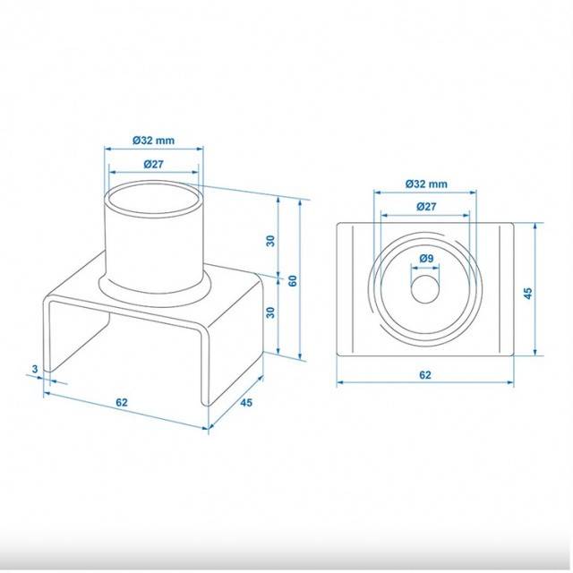 Adaptor cric hidraulic