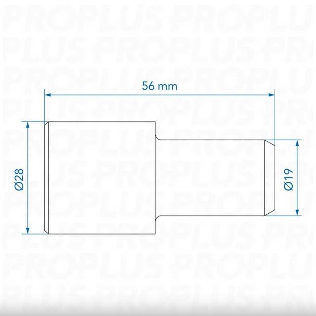 Adaptor pentru conducta de la Ø28 mm la Ø19 mm