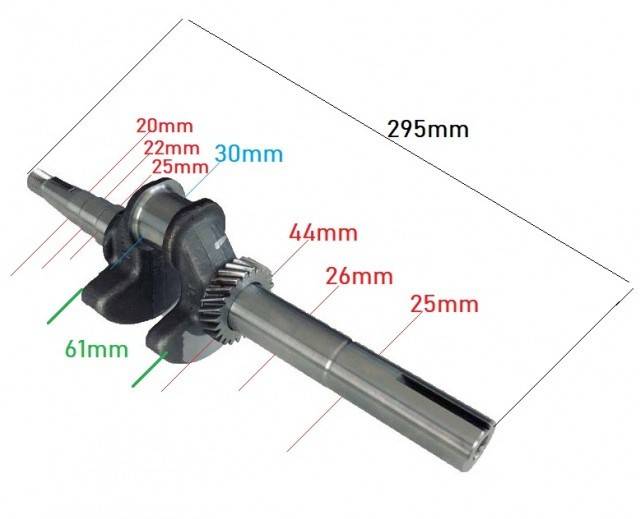 Ambielaj motor Zongshen XP200A 6,5HP 25mm