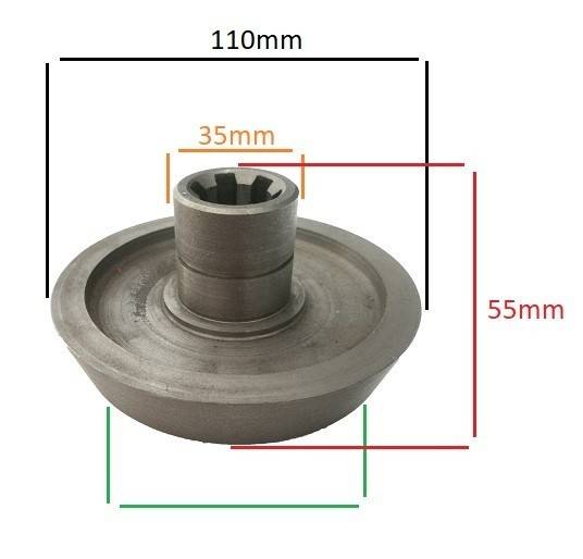 Ambreiaj conic inferior pentru motosapa / motocultor Marci