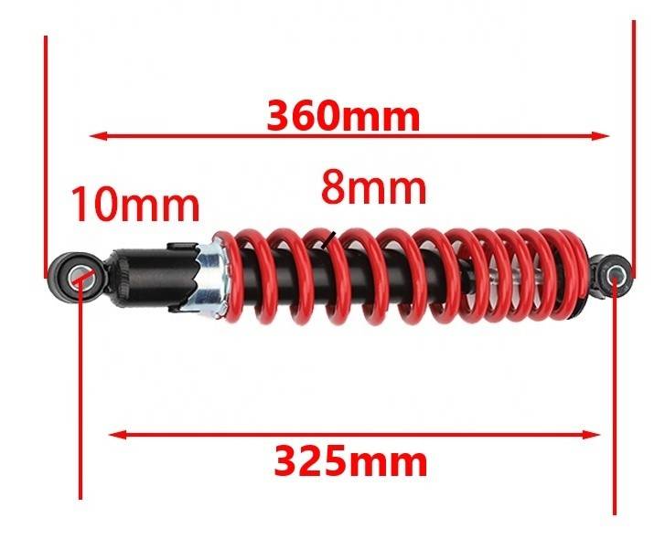Amortizor scuter 325mm bucsa - bucsa