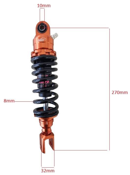 Amortizor scuter universal 270mm