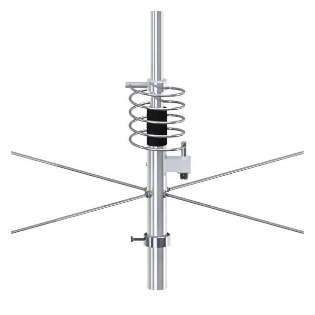 Antena CB de baza PNI Steelbras AP0163, 5/8, 26-28MHz, 500W, 5.15dBi, 689cm, rezistenta la vant 150km/h, pentru cladiri