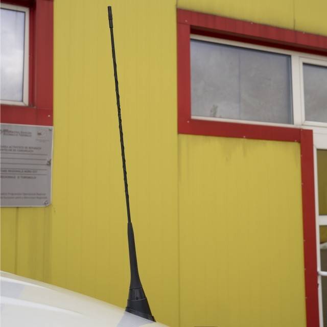Antena CB PNI Duplex 2000 CB-FM, 26-28MHz (CB), 87-108MHz (FM), cablu CB si cablu FM 5 metri, fibra de sticla, lungime 490 mm