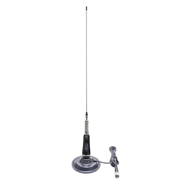 Antena CB PNI LED 2000, 90 cm, cu baza magnetica 145mm, 26-28 MHz, 500 Watt, ilumineaza in timpul emisiei
