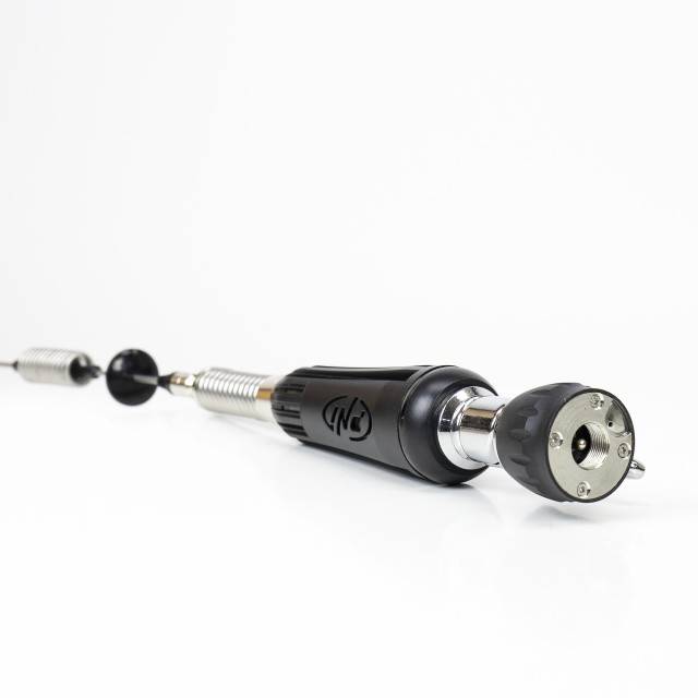 Antena CB PNI LED 850 rabatabila, 85 cm, 26-28 MHz, 300 Watt, ilumineaza in timpul emisiei, tip filet PL, fara accesorii
