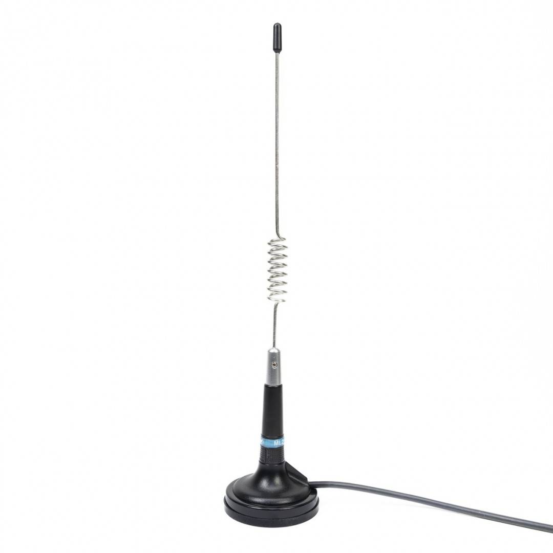 Antena CB PNI ML29, 34 cm, magnet 70mm si reflectometru PNI SWR-300 pentru masurare SWR, negru
