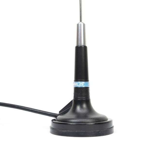 Antena CB PNI ML29, lungime 34 cm, cu magnet inclus diametru 70 mm si cablu RG58