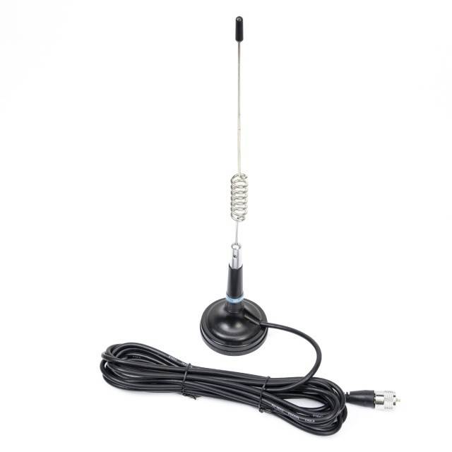 Antena CB PNI ML29, lungime 34 cm, cu magnet inclus diametru 70 mm si cablu RG58