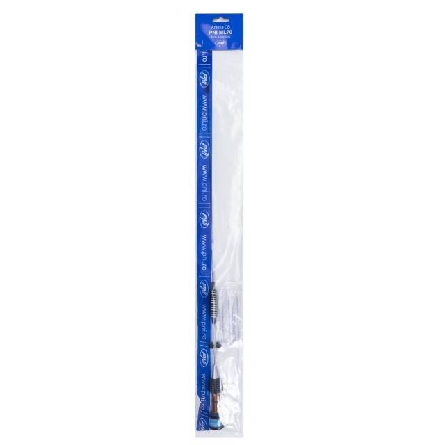 Antena CB PNI ML70, lungime 70cm, 26-30MHz, 200W, fara accesorii