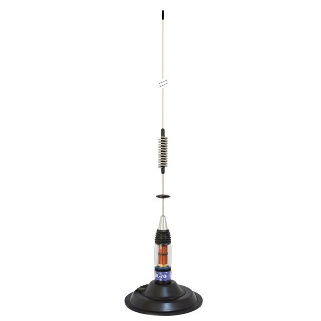 Antena CB PNI ML70, lungime 70cm, 26-30MHz, 200W, magnet 145 mm inclus