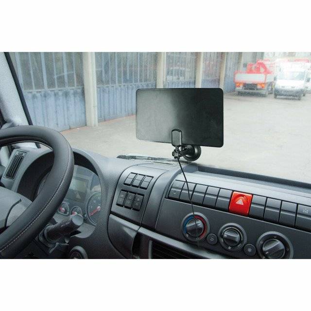 Antena TV digitala cu amplificator - 12/24V - LAMPA