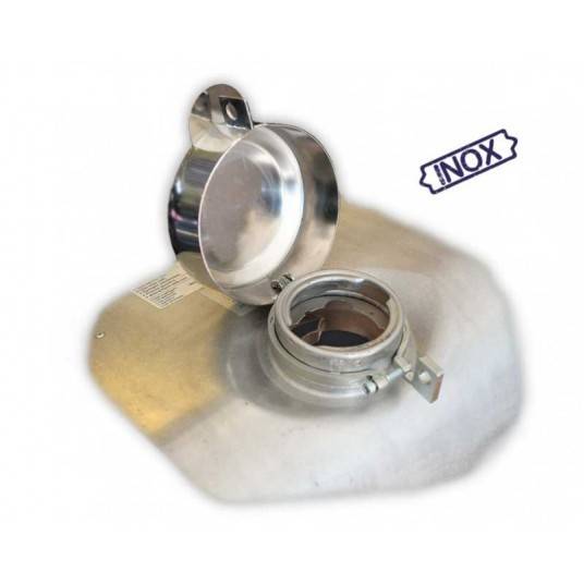 Antifurt rezervor combustibil Ø80mm full INOX + lacat