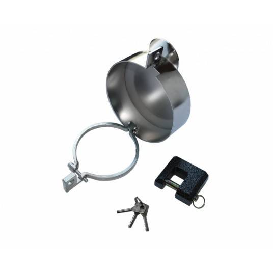Antifurt rezervor combustibil Ø80mm full INOX + lacat