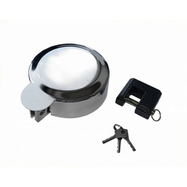 Antifurt rezervor combustibil Ø80mm full INOX + lacat
