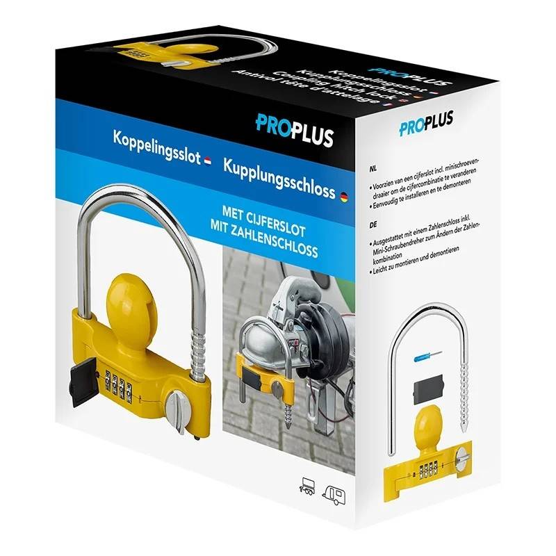 Antifurt universal pentru sistemul de remorcare cu combinatie numerica