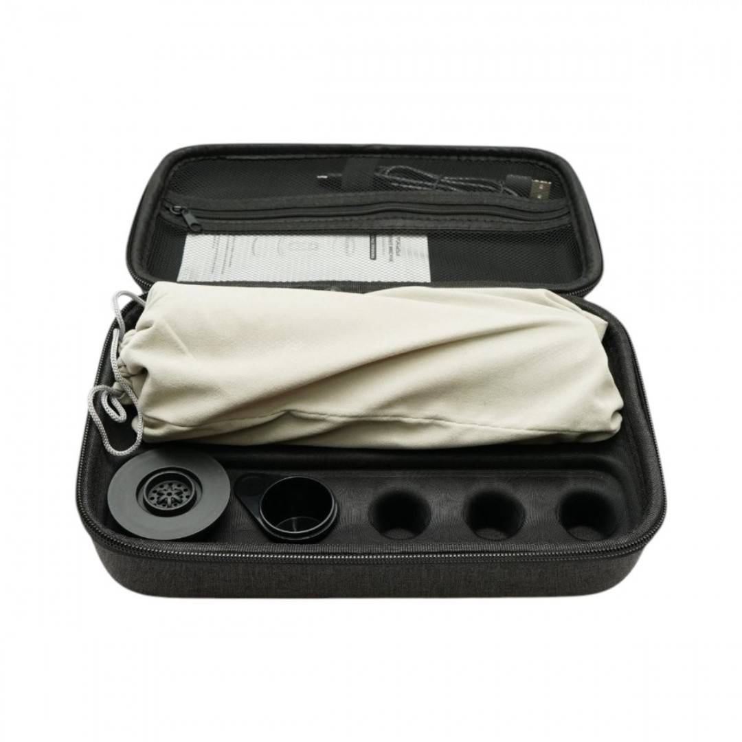 Aparat de cafea portabil cu acumulator 9000mAh, 12V, 140W, incalzire apa, presiune 15 bar, rezervor apa 90ml, cafea macinata, capsule Nespresso