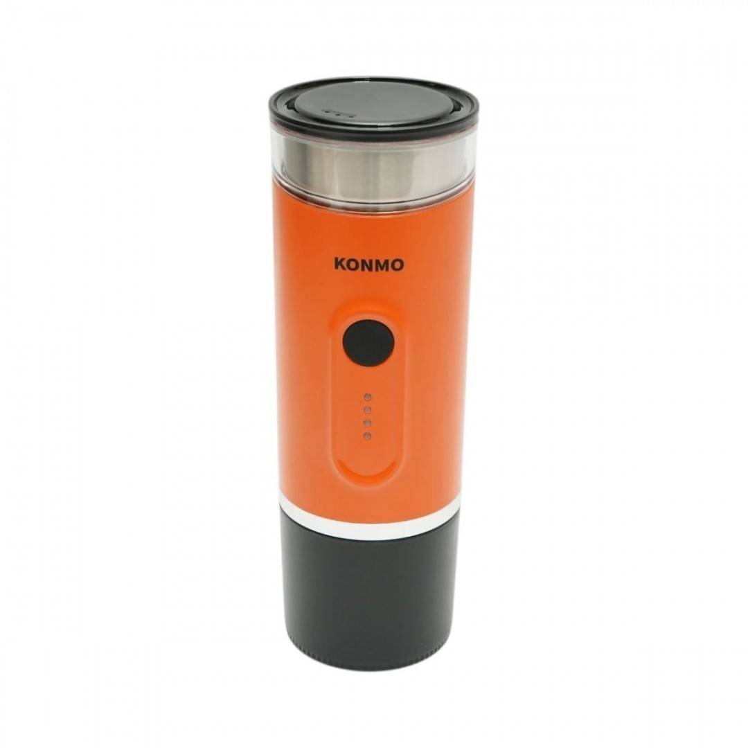 Aparat de cafea portabil cu acumulator 9000mAh, 12V, 140W, incalzire apa, presiune 15 bar, rezervor apa 90ml, cafea macinata, capsule Nespresso