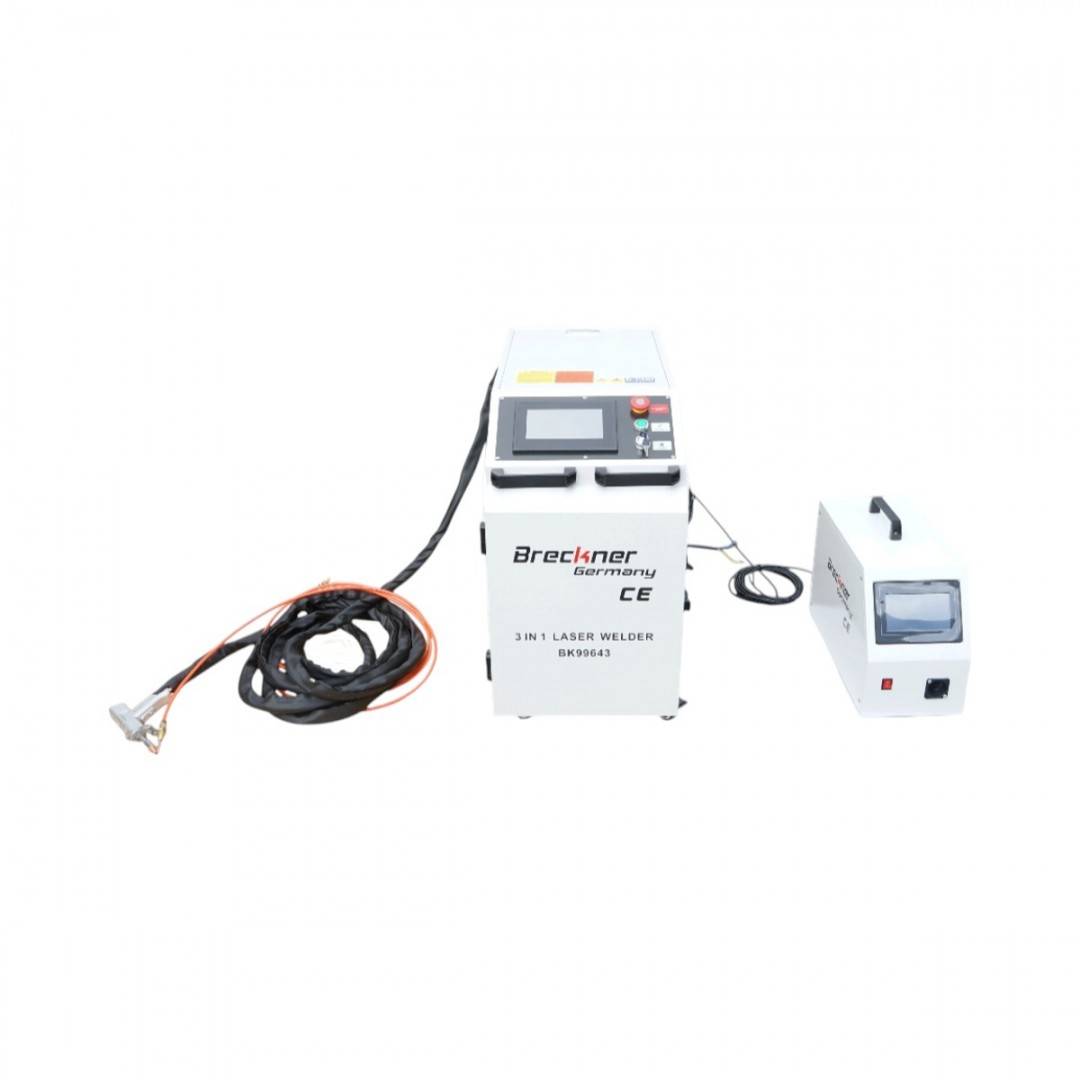 Aparat de sudura cu fibra laser 3 in 1 sudura, taiere, curatare 1500W profesional Breckner Germany