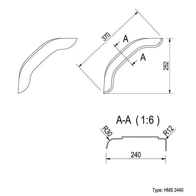 Aparatoare noroi 40cm
