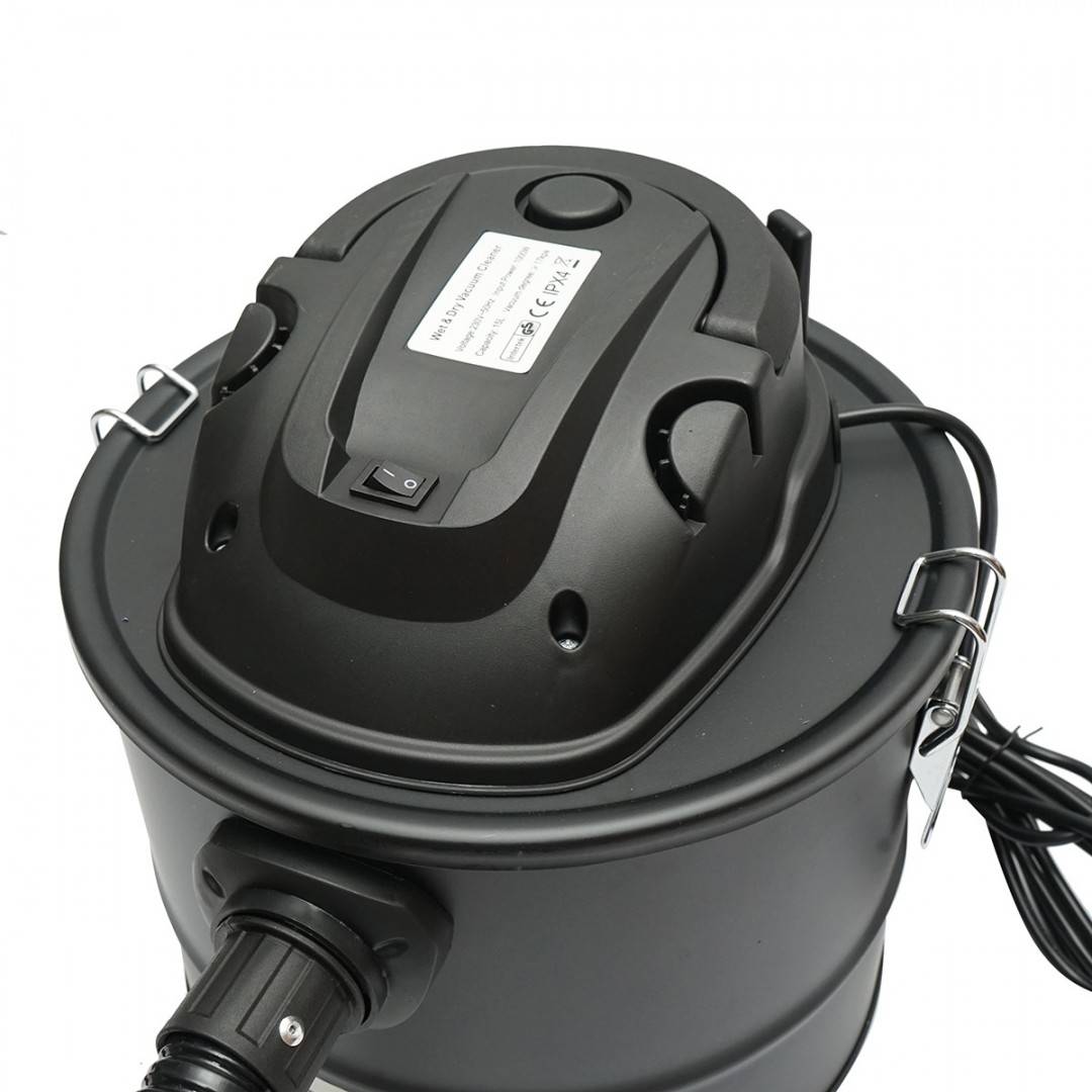 Aspirator pentru cenusa 1000W, 220V, corp metalic volum 15L, putere aspirare 17 kPa Breckner Germany