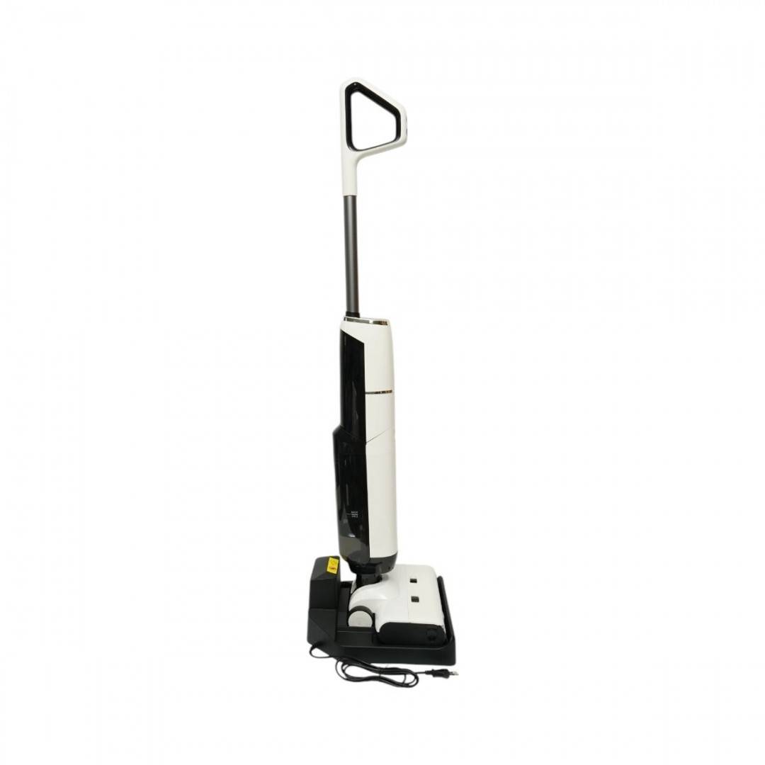 Aspirator vertical fara fir cu mop 200W, putere aspirare 18000Pa, baterie 5000mAh, rezervor apa 2x600ml, functie voce, ecran digital Breckner Germany