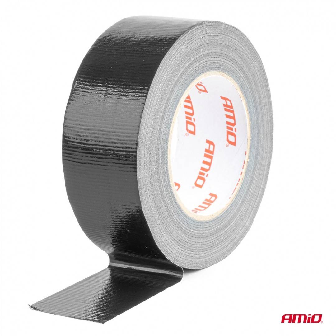 Banda adeziva neagra 48x50x0,19mm Amio