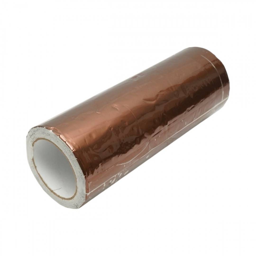Banda butilica hidroizolanta autoadeziva 300mm x 5m cu folie de aluminiu maro RAL8003 Breckner Germany