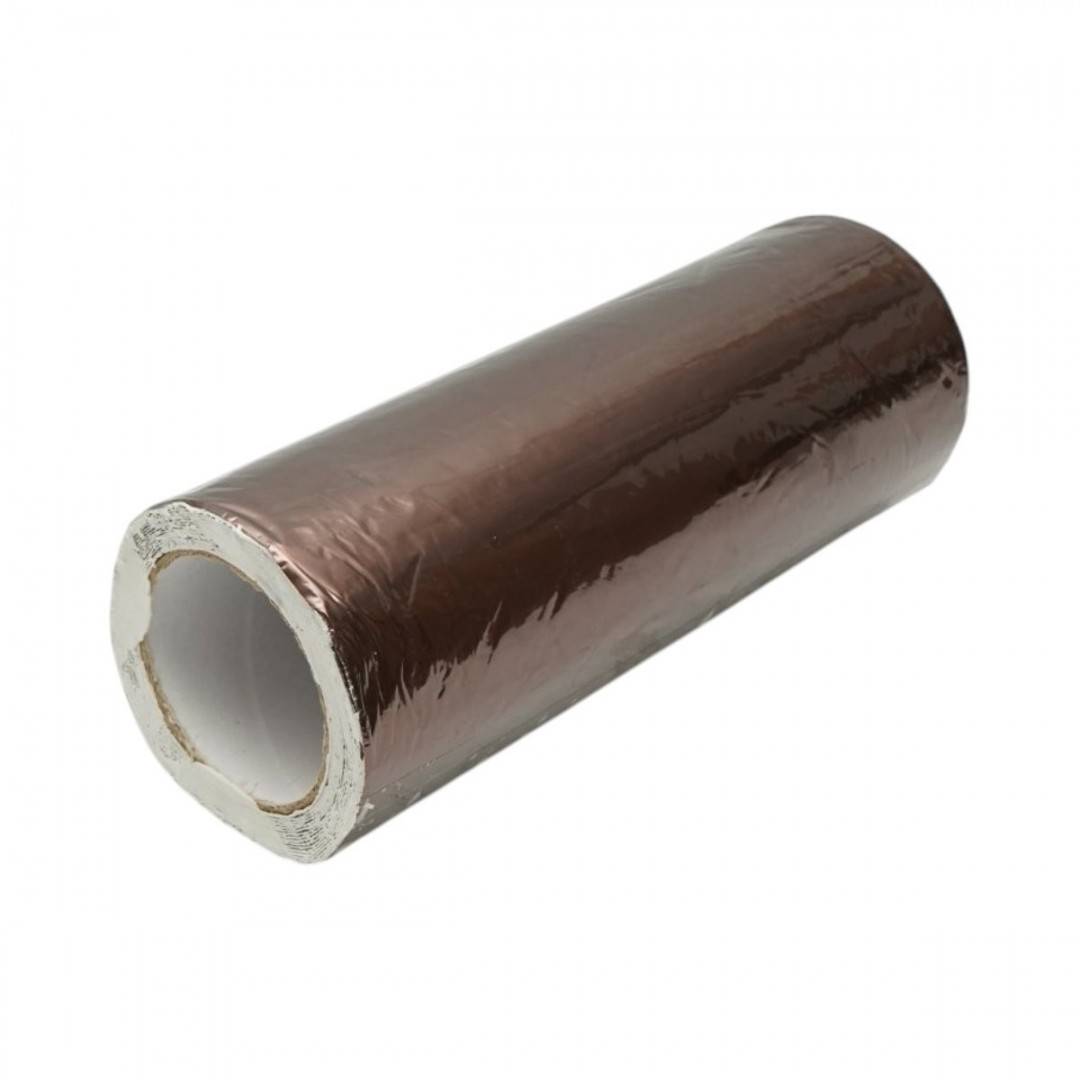 Banda butilica hidroizolanta autoadeziva 300mm x 5m cu folie de aluminiu maro RAL8011 Breckner Germany