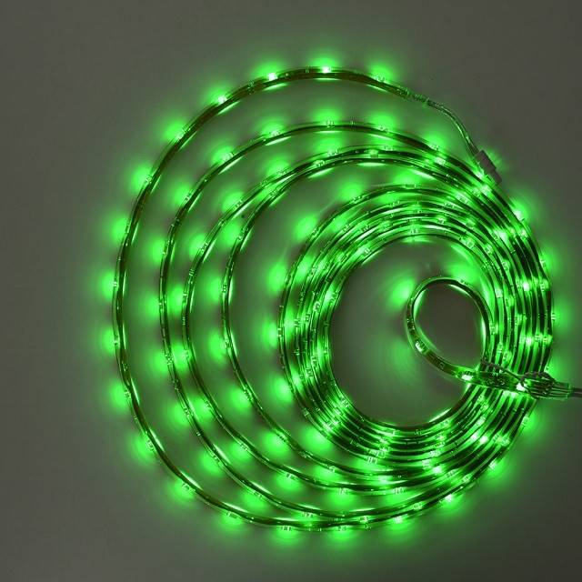 Banda LED PNI L15RGBE flexibila de exterior IP65 30 leduri/m 12V 5m