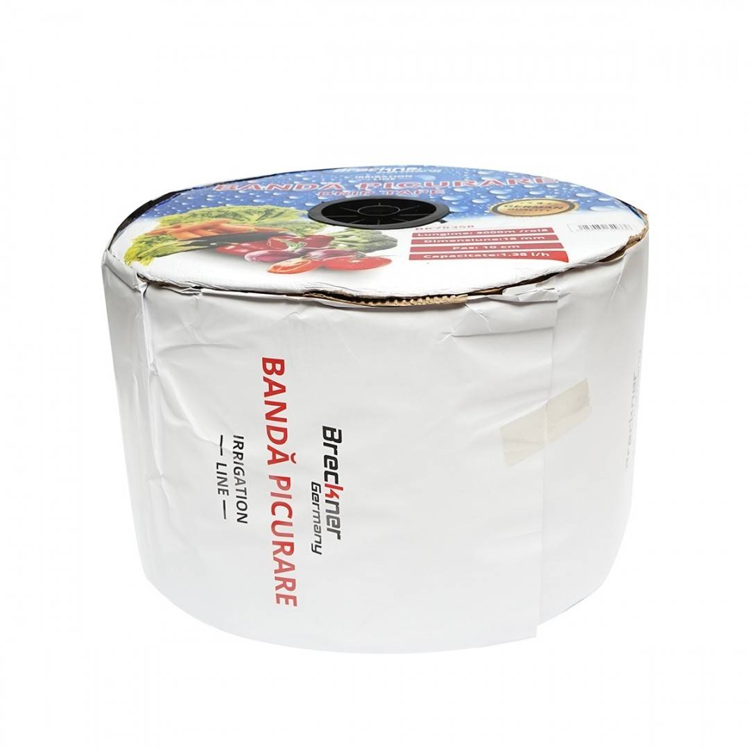 Banda picurare apa, rola 3000M 1.38L/H, D16mm. pas 10cm Breckner Germany