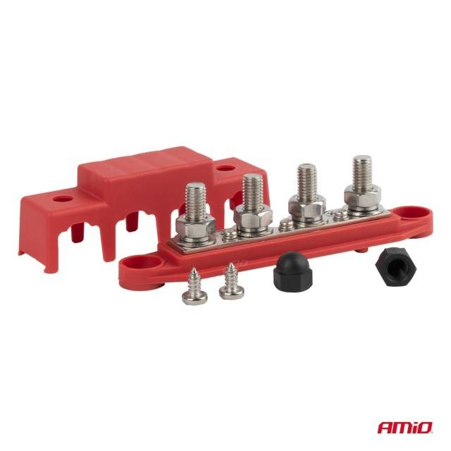 Bara conexiuni baterie M10 12V - 48V 250A AMIO