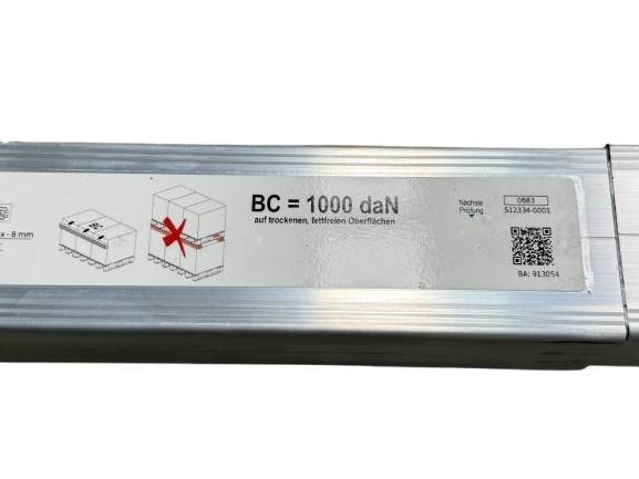 Bara fixare telescopica aluminiu 2400-2520 mm 1000daN