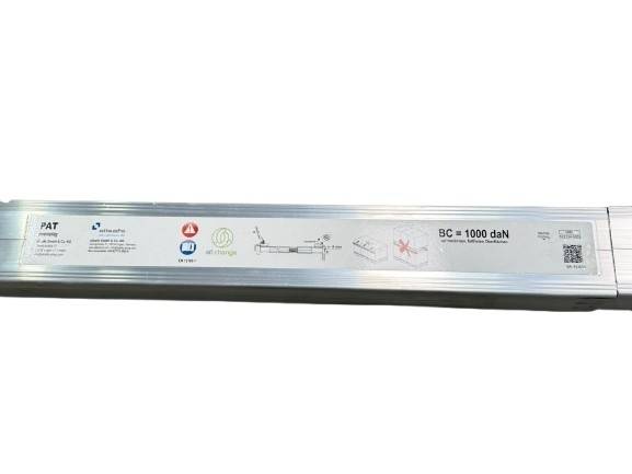 Bara fixare telescopica aluminiu 2400-2520 mm 1000daN