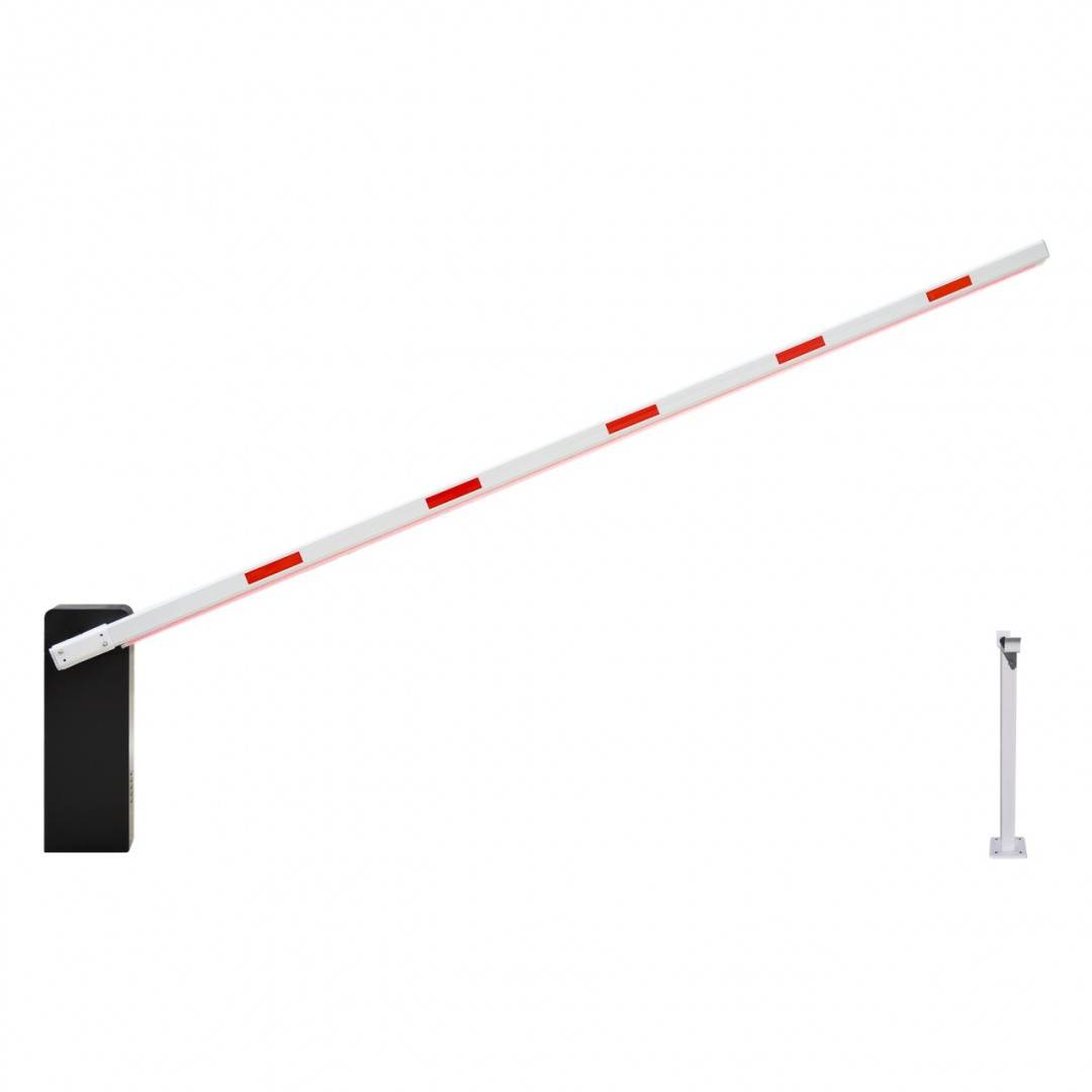 Bariera acces parcare stanga PNI BPL506S cu Led, lungime bariera 6m, telecomanda inclusa