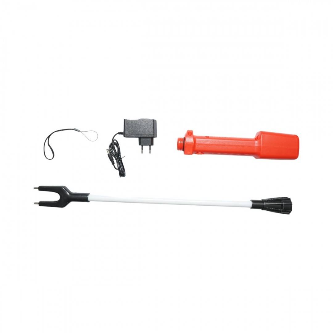 Baston electric animale 1100V cu acumulator 8.4V, 2200mAh, indicator baterie, tija 60cm