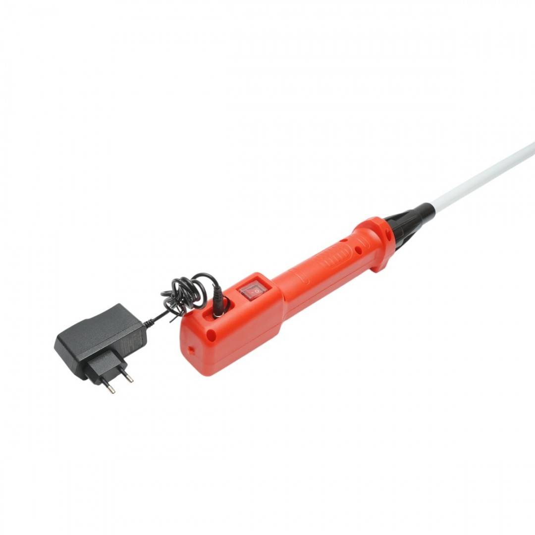 Baston electric animale 1100V cu acumulator 8.4V, 2200mAh, indicator baterie, tija 60cm