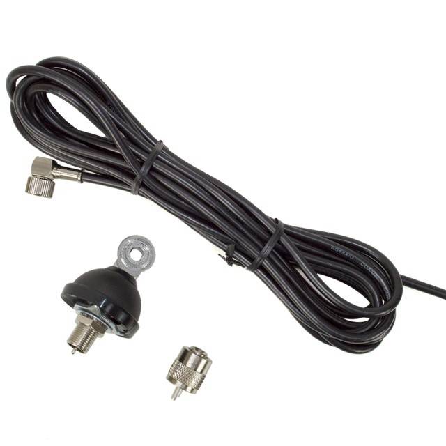 Bax 20 bucati antene CB PNI S75 cu fluture, montura, cablu si mufa PL