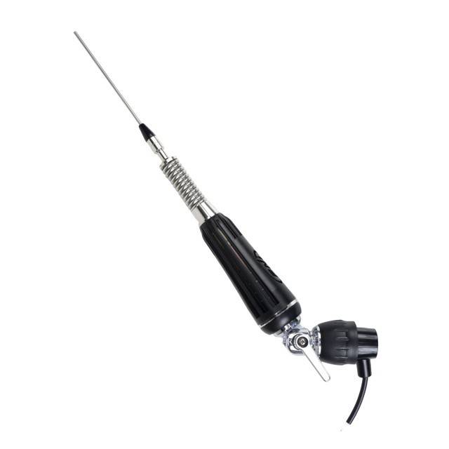 Bax 30 bucati antene CB PNI LED 1000 rabatabila, 80 cm lungime, cu cablu si montura fixa tip fluture, 26-30 MHz, 300 Watt, ilumineaza in timpul