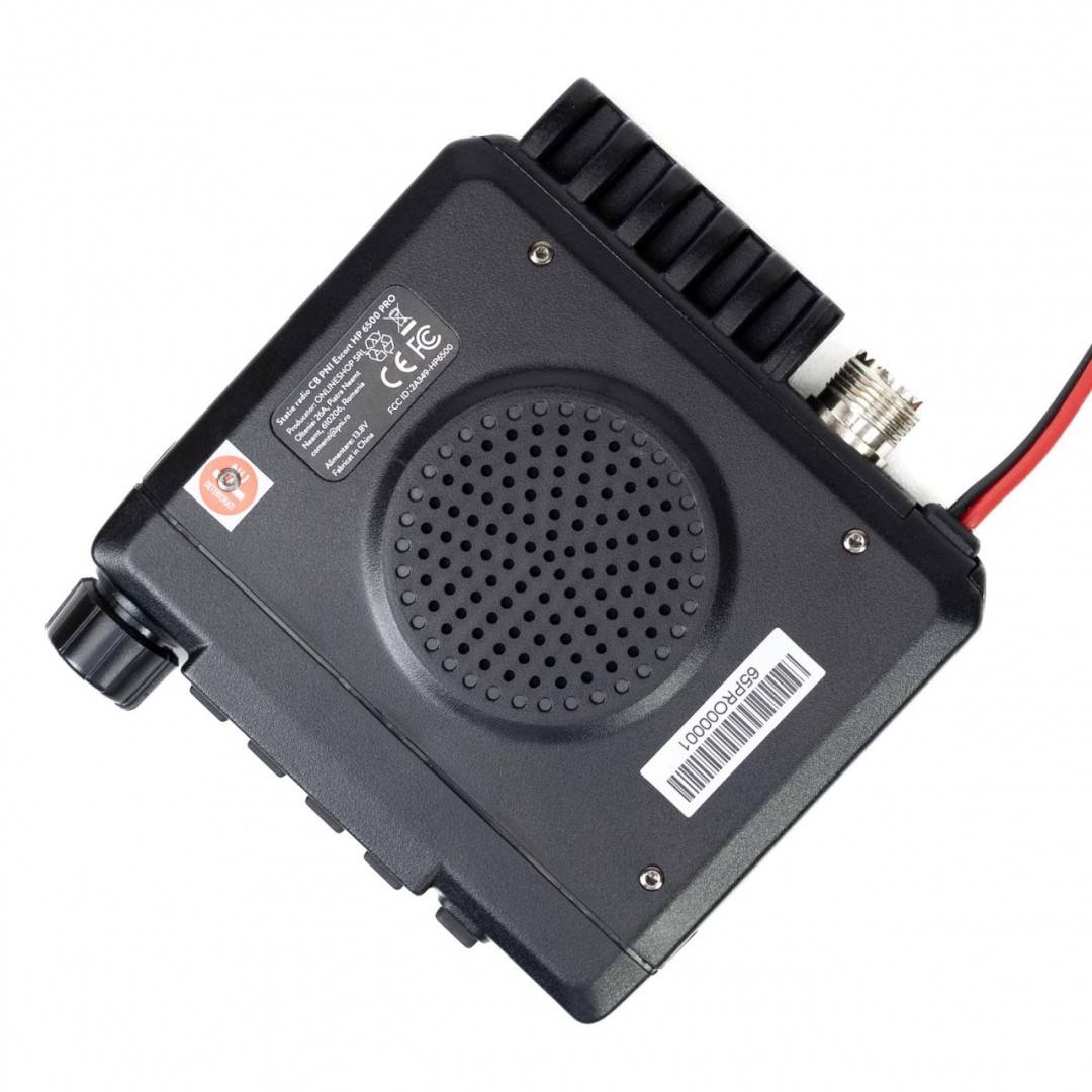 Bax cu 10 bucati statie radio CB PNI Escort HP 6500 PRO, multi-standard, VOX, NRC, 4W, AM-FM, 12V, SQ, ASQ, mufa de bricheta inclusa