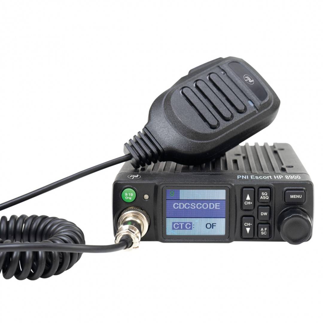 Bax cu 10 bucati statie radio CB PNI Escort HP 8900 ASQ, 12V / 24V, RF Gain, Roger Beep, CTCSS-DCS, Dual Watch AM/FM comutati doar in banda EU