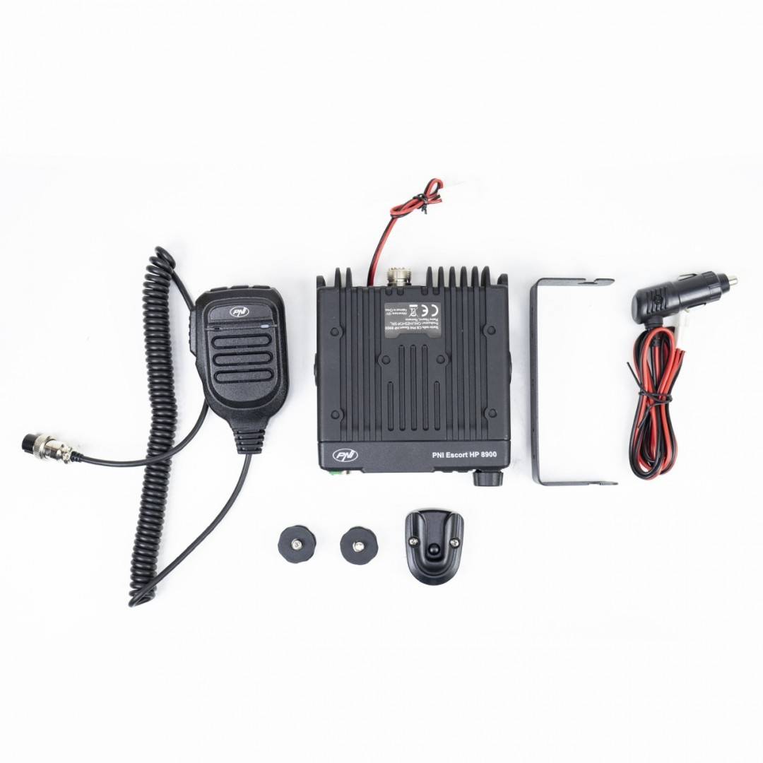 Bax cu 10 bucati statie radio CB PNI Escort HP 8900 ASQ, 12V / 24V, RF Gain, Roger Beep, CTCSS-DCS, Dual Watch AM/FM comutati doar in banda EU